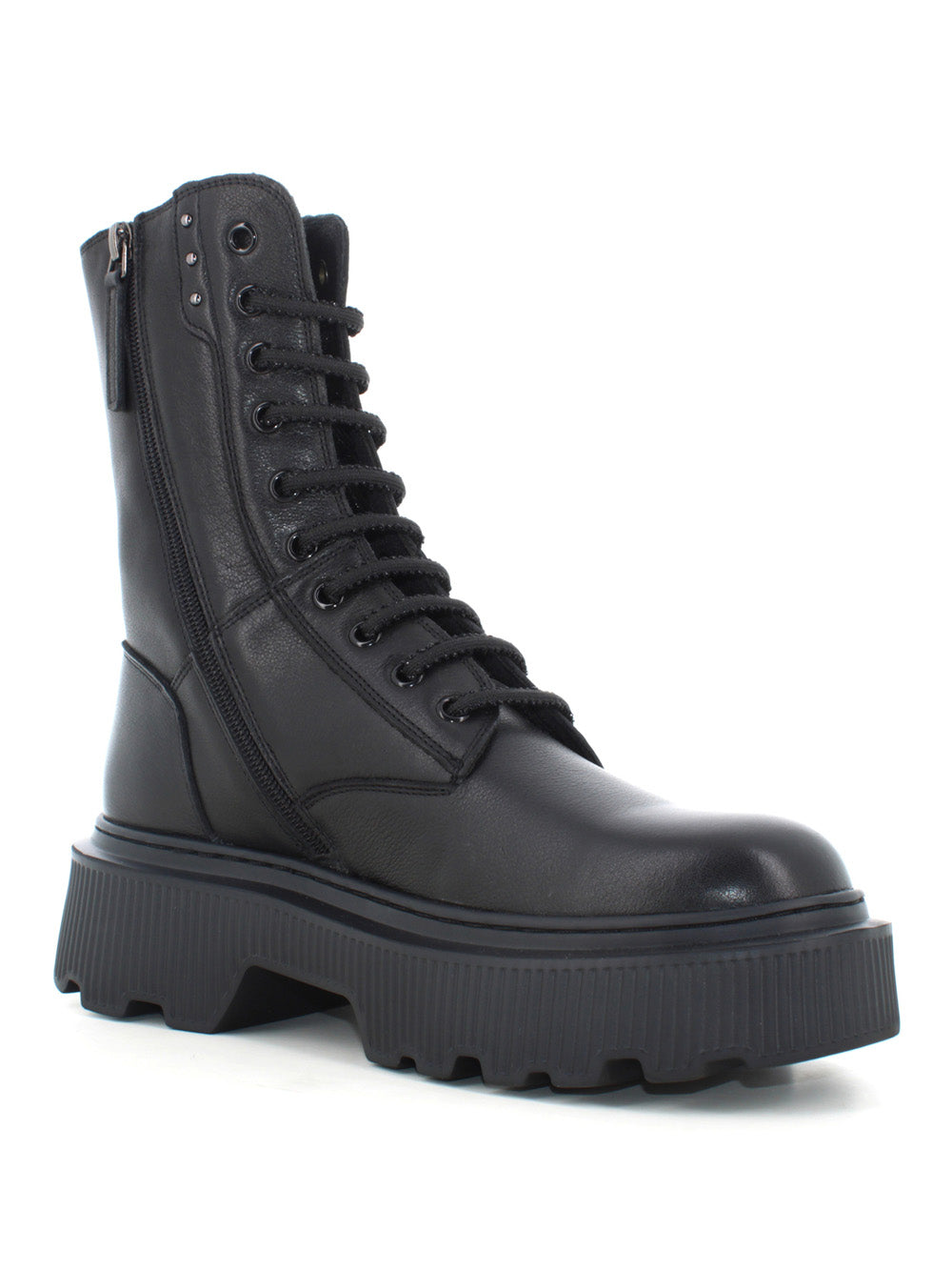 JANET&JANET Stivaletti anfibio Donna - Nero modello J452