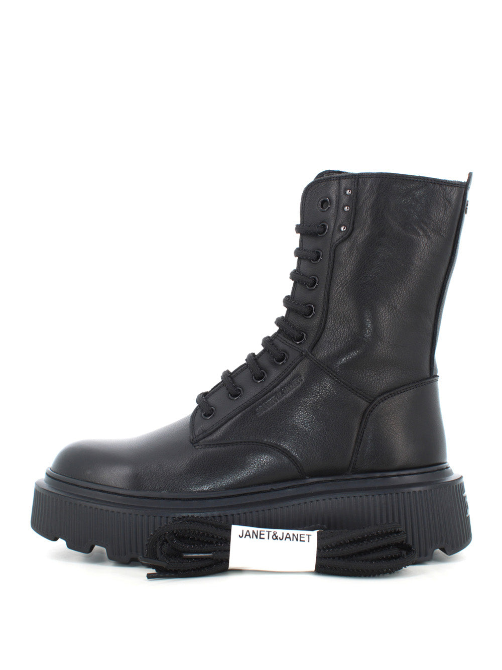 JANET&JANET Stivaletti anfibio Donna - Nero modello J452