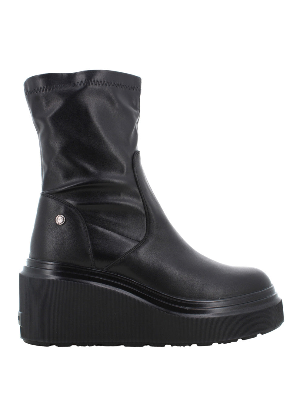 JANET&JANET Stivaletti con zeppa Donna - Nero modello J460