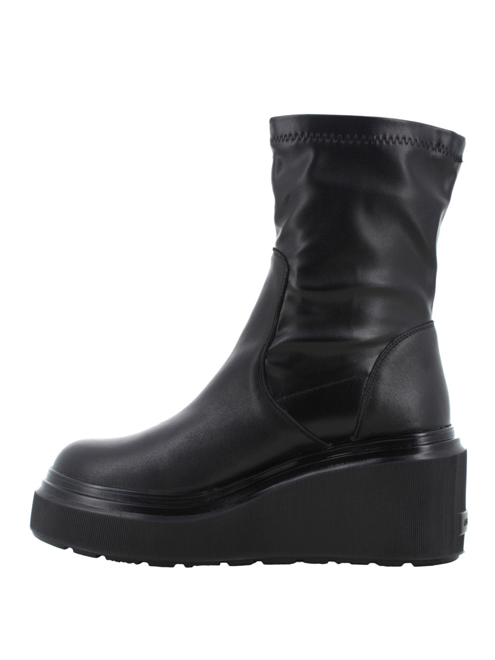 JANET&JANET Stivaletti con zeppa Donna - Nero modello J460