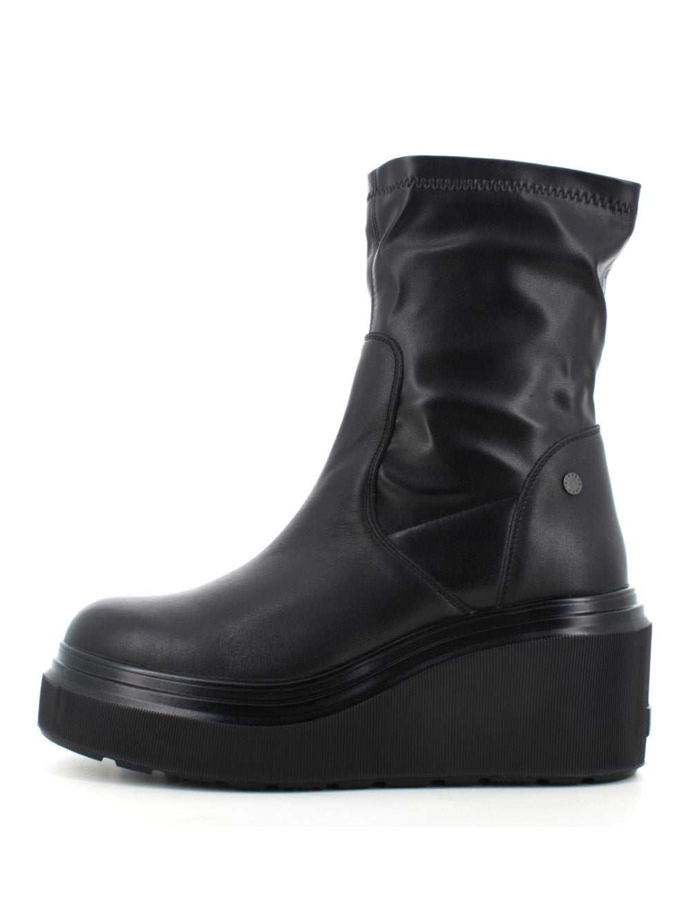 JANET&JANET Stivaletti con zeppa Donna - Nero modello J460