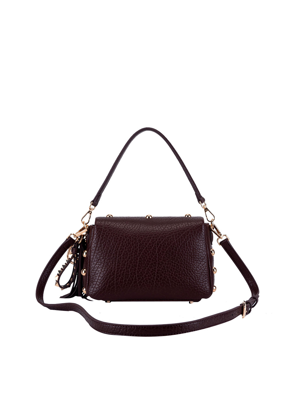 LA CARRIE Borsa a Spalla con borchie Donna - Marrone modello 152M-BA-141-TBS