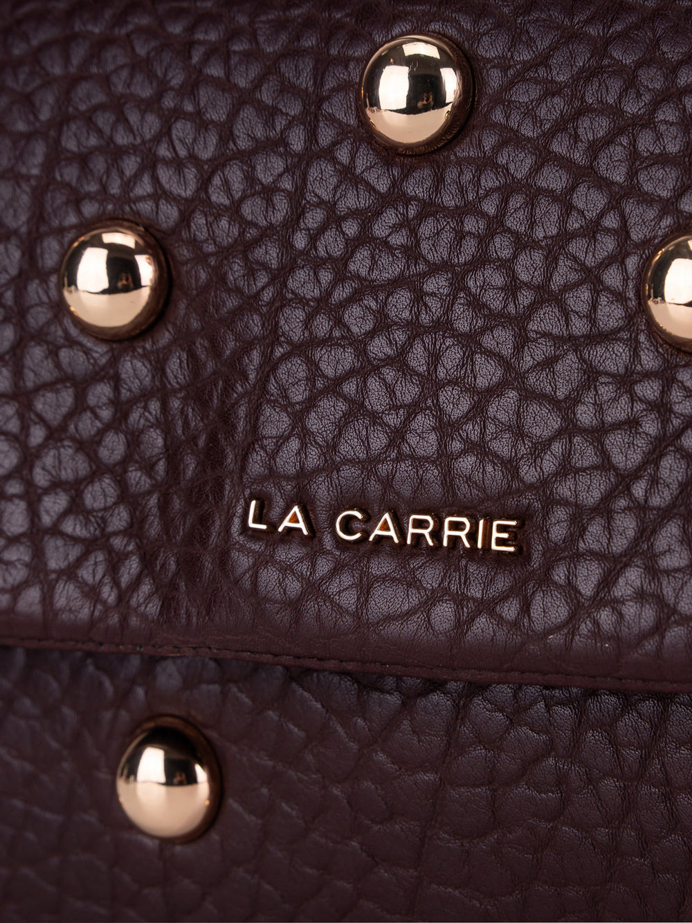 LA CARRIE Borsa a Spalla con borchie Donna - Marrone modello 152M-BA-141-TBS