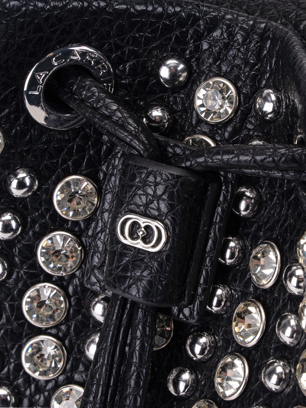 LA CARRIE Borsa a Secchiello con borchie Donna - Nero modello 152M-EM-307-TBS