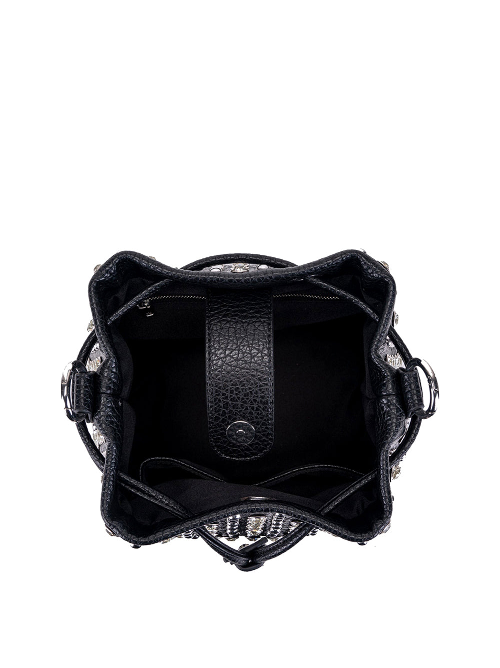 LA CARRIE Borsa a Secchiello con borchie Donna - Nero modello 152M-EM-307-TBS