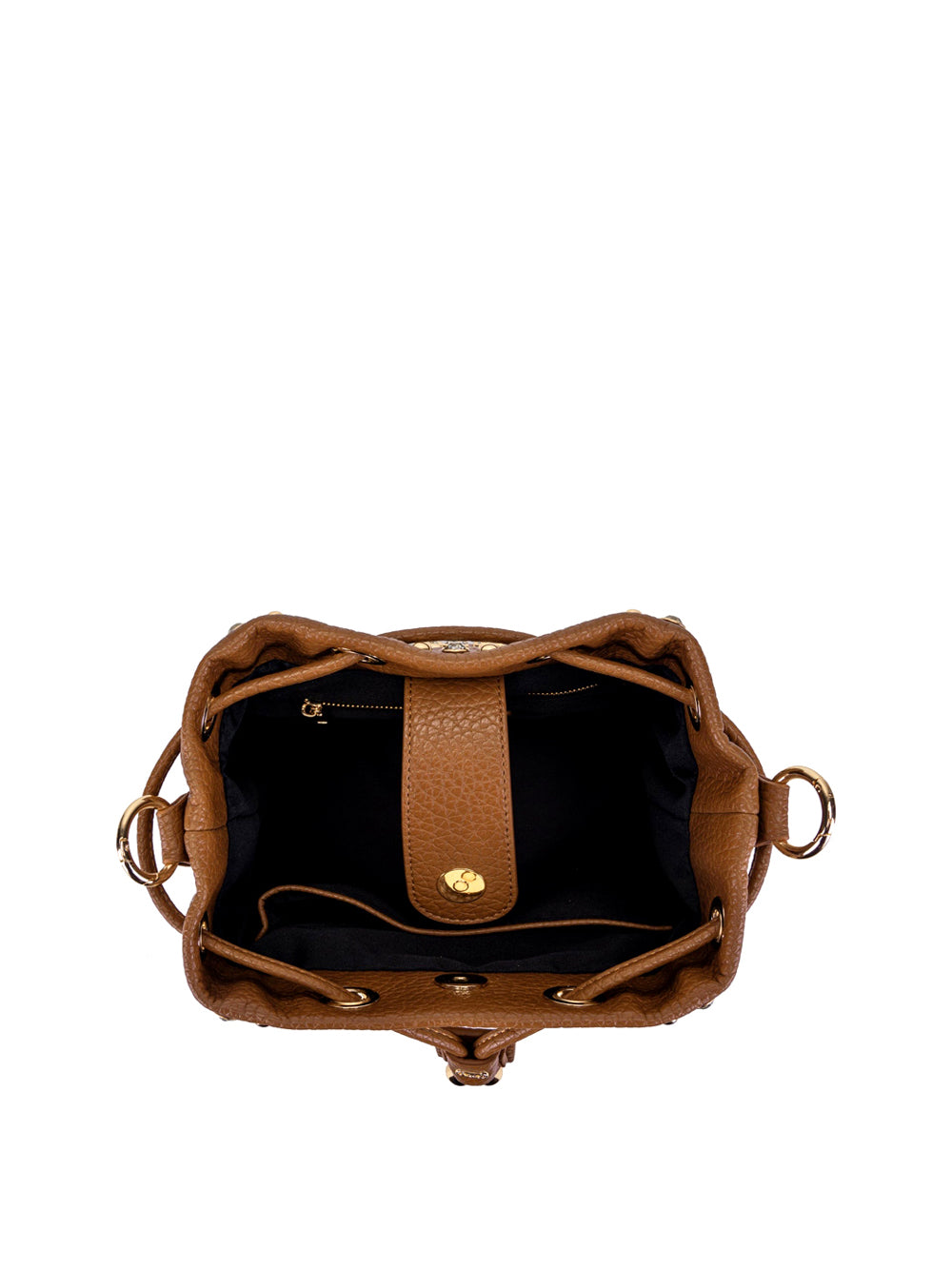 LA CARRIE Borsa a Secchiello con borchie Donna - Cuoio modello 152M-EM-307-TBS