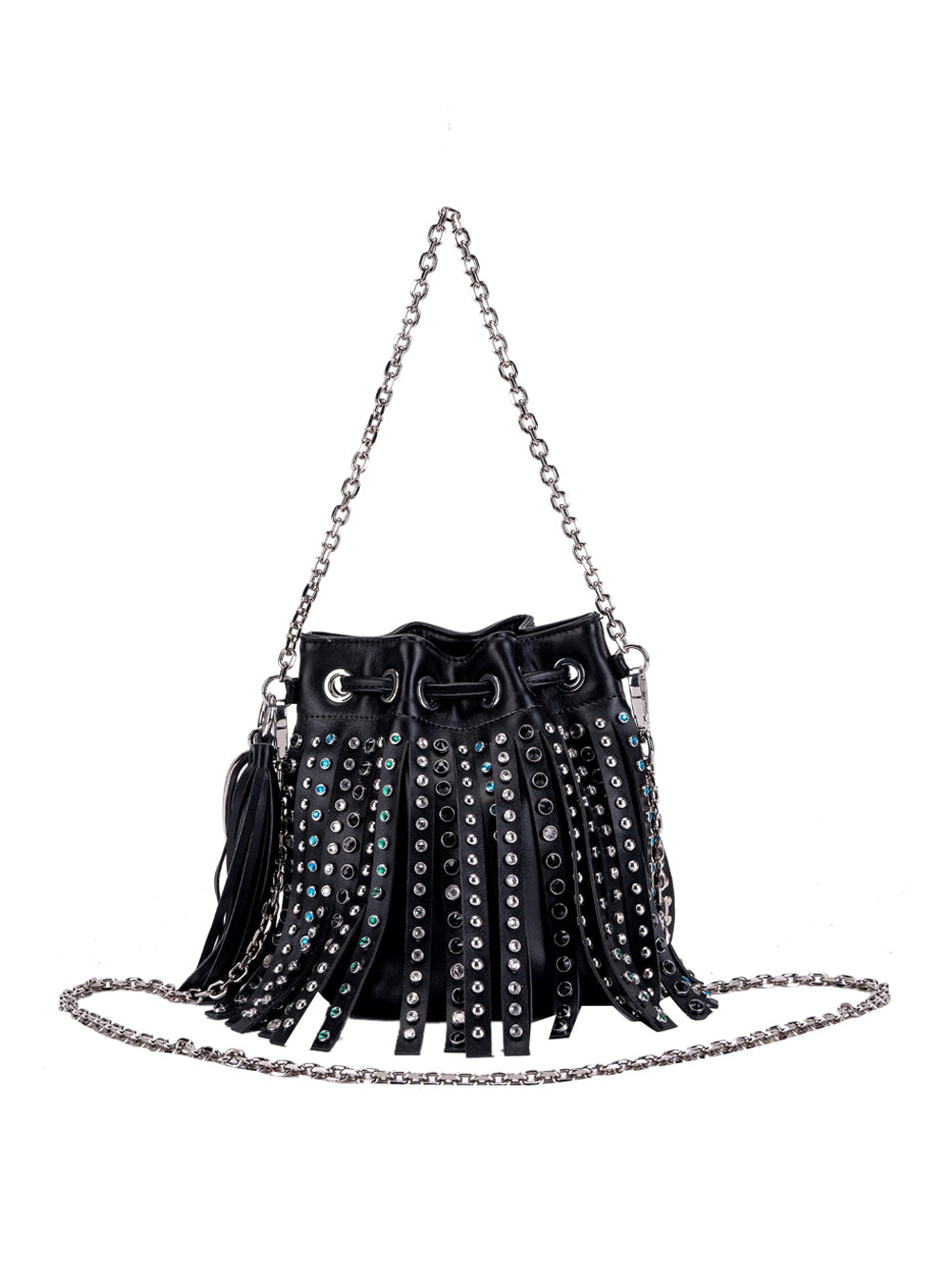 LA CARRIE Borsa a Secchiello Donna - Nero modello 152M-SS-508-SYN