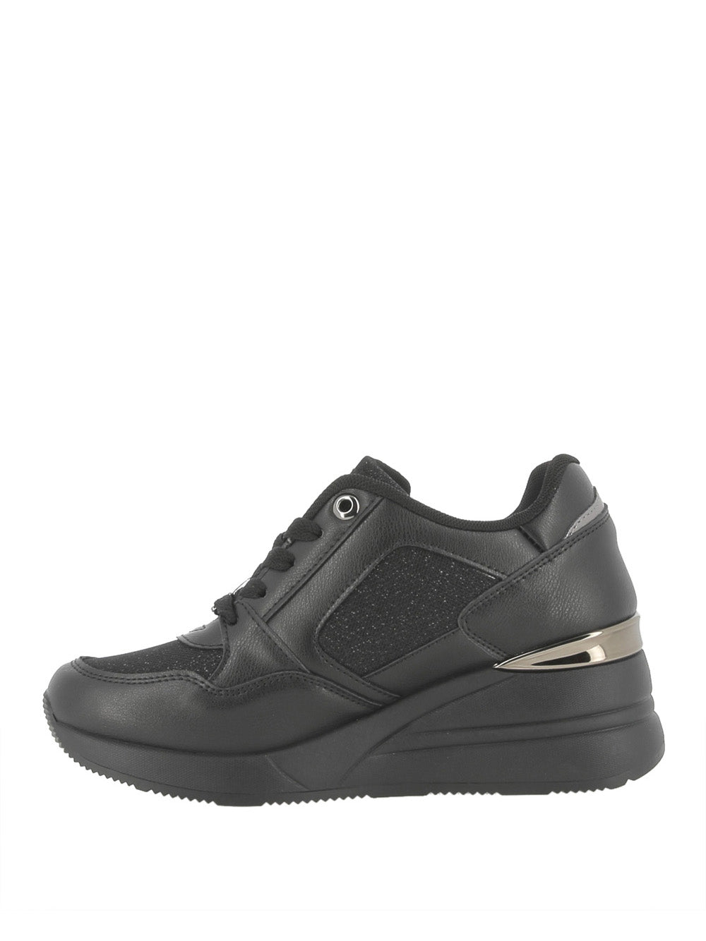 LAURA BIAGIOTTI Sneakers con zeppa Donna - Nero modello 9251