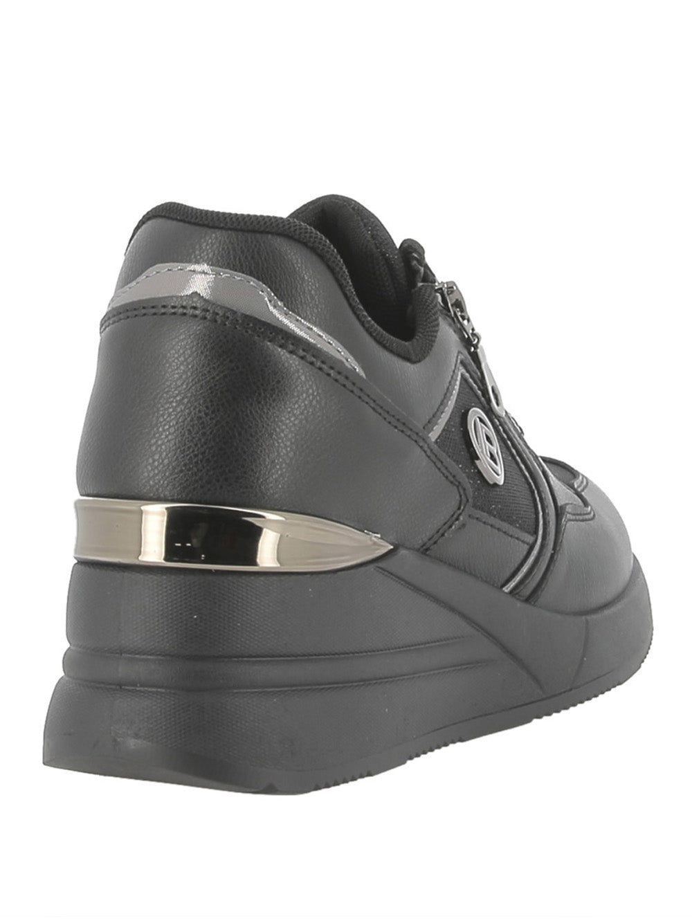 LAURA BIAGIOTTI Sneakers con zeppa Donna - Nero modello 9251