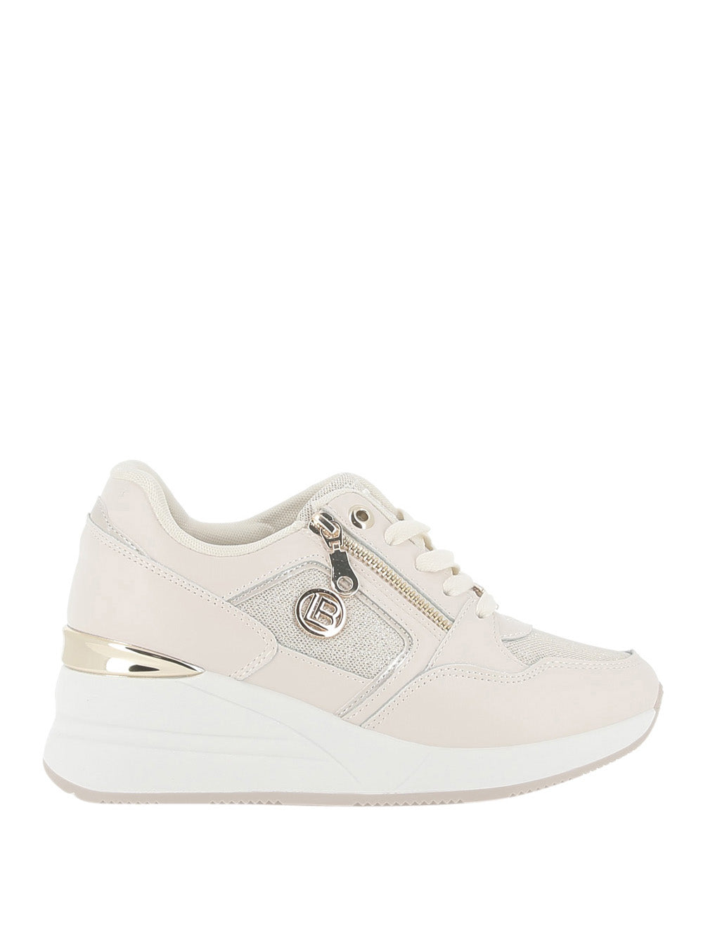 LAURA BIAGIOTTI Sneakers con zeppa Donna - Beige modello 9251