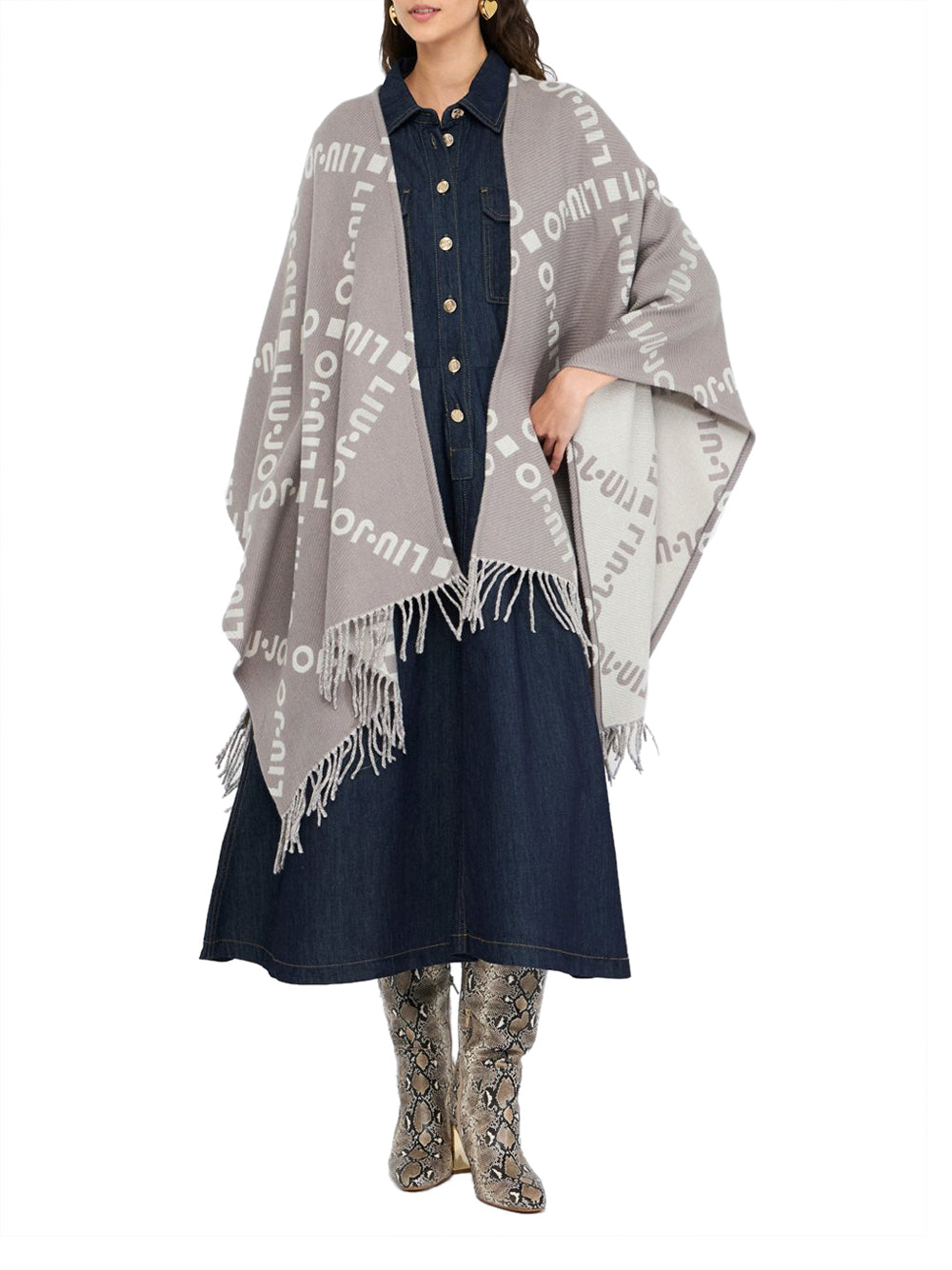 LIU.JO Sciarpa Donna - Grigio modello 2F5033T0300