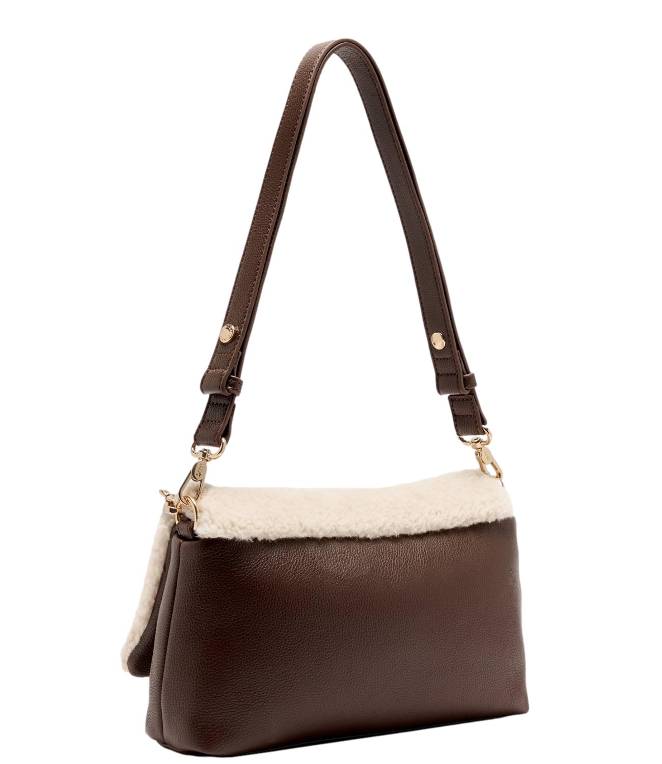 LIU.JO Borsa a Tracolla Donna - Testa di moro modello AF5138E0692