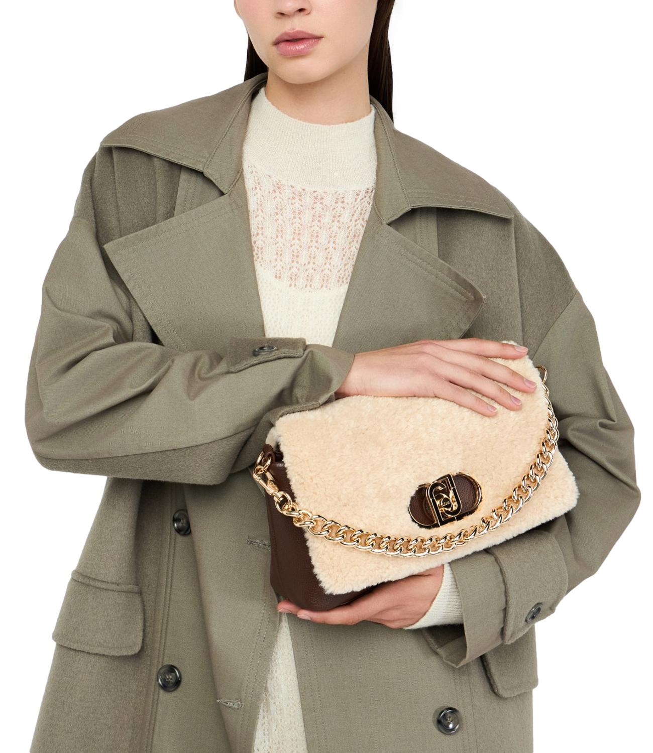 LIU.JO Borsa a Tracolla Donna - Testa di moro modello AF5138E0692