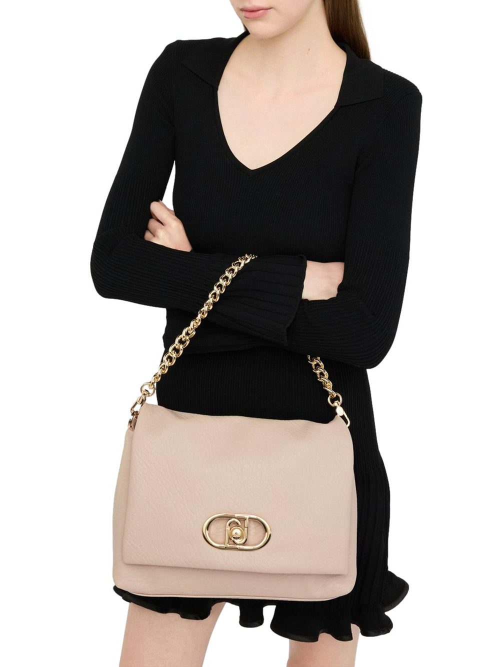 LIU.JO Borsa a Spalla Donna - Beige modello AF5147E0161