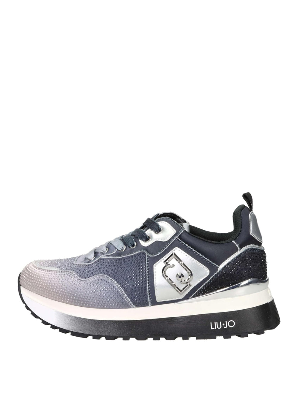 LIU.JO Sneakers con zeppa Donna - Nero modello BF5009TX001