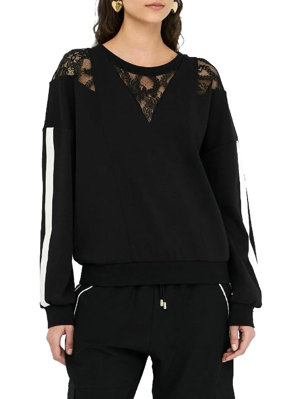 LIU.JO Felpa Donna - Nero modello TF5008J4523