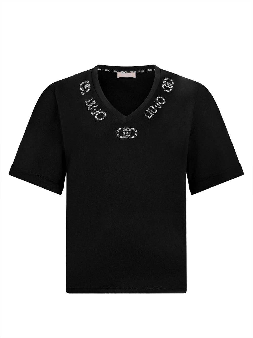 LIU.JO T-shirt Donna - Nero modello TF5143JS003