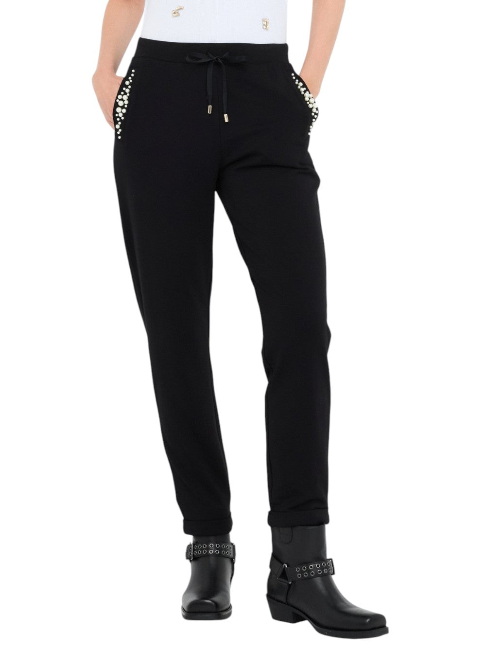LIU.JO Pantalone Donna - Nero modello TF5155FS576