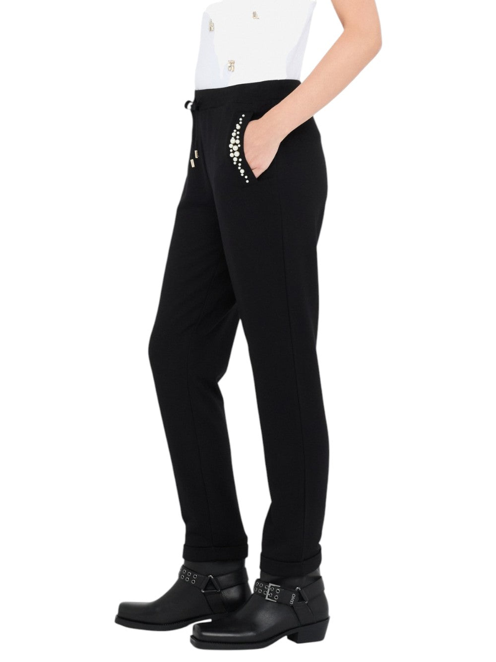 LIU.JO Pantalone Donna - Nero modello TF5155FS576