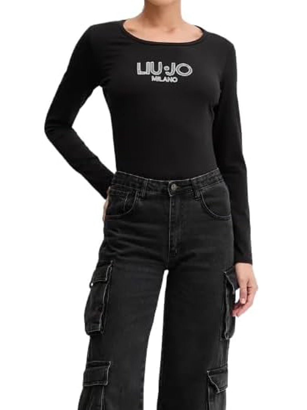 LIU.JO Maglia Donna - Nero modello TF5169JS003