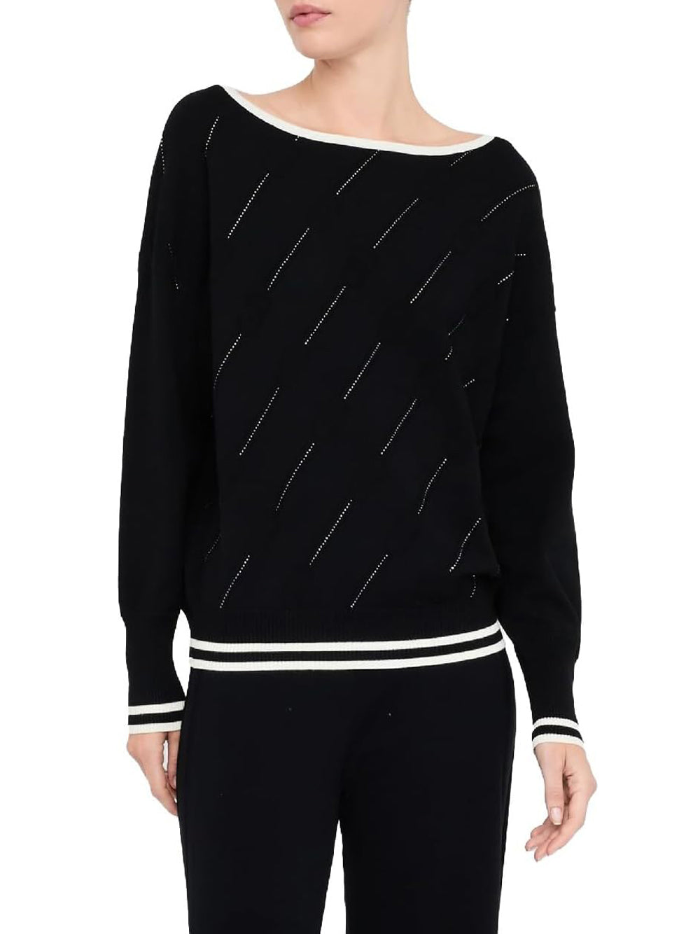 LIU.JO Maglione Donna - Nero modello TF5206MS63L