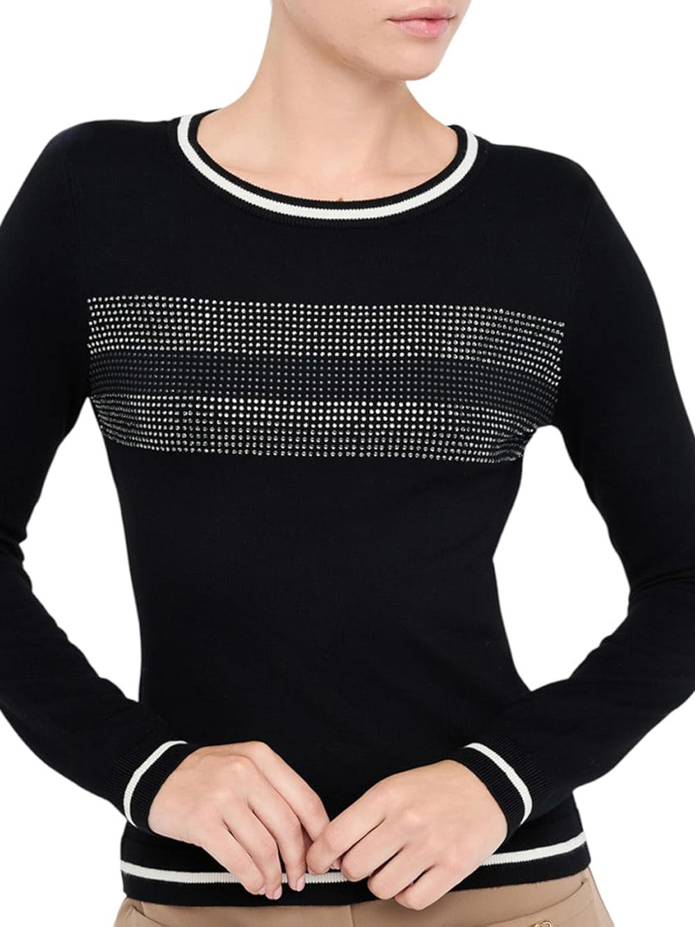 LIU.JO Maglione Donna - Nero modello TF5209MS49I