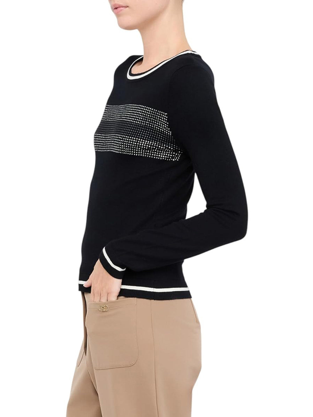 LIU.JO Maglione Donna - Nero modello TF5209MS49I