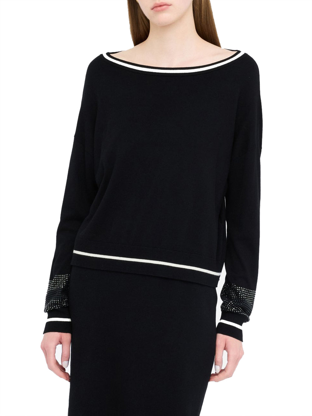 LIU.JO Maglione Donna - Nero modello TF5210MS49I
