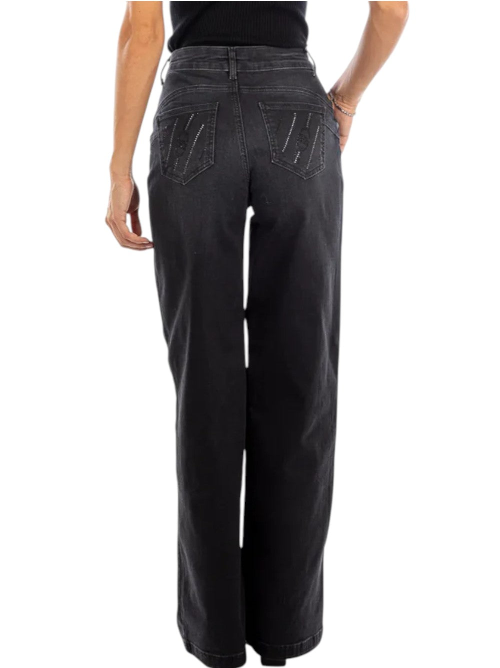 LIU.JO Pantalone Donna - Nero modello TF5259D5023