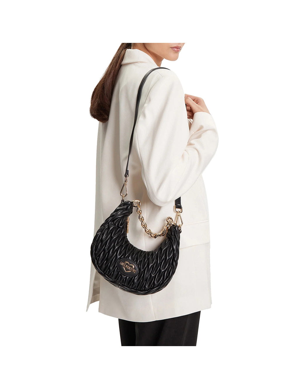 LOVE MOSCHINO Borsa a Tracolla Donna - Nero modello JC4014PP1NL