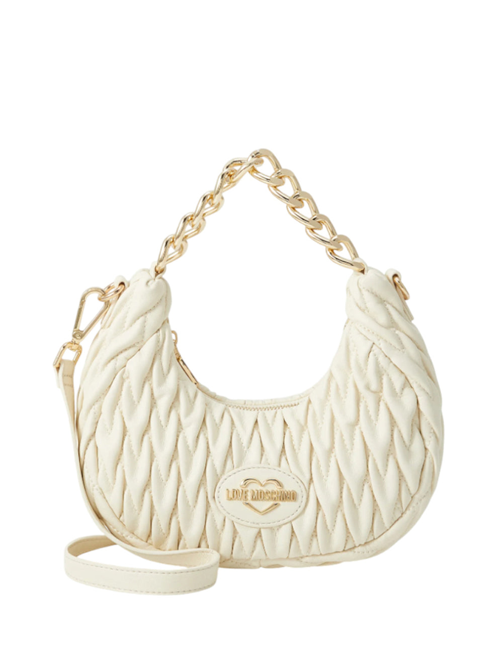 LOVE MOSCHINO Borsa a Tracolla Donna - Avorio modello JC4014PP1NL