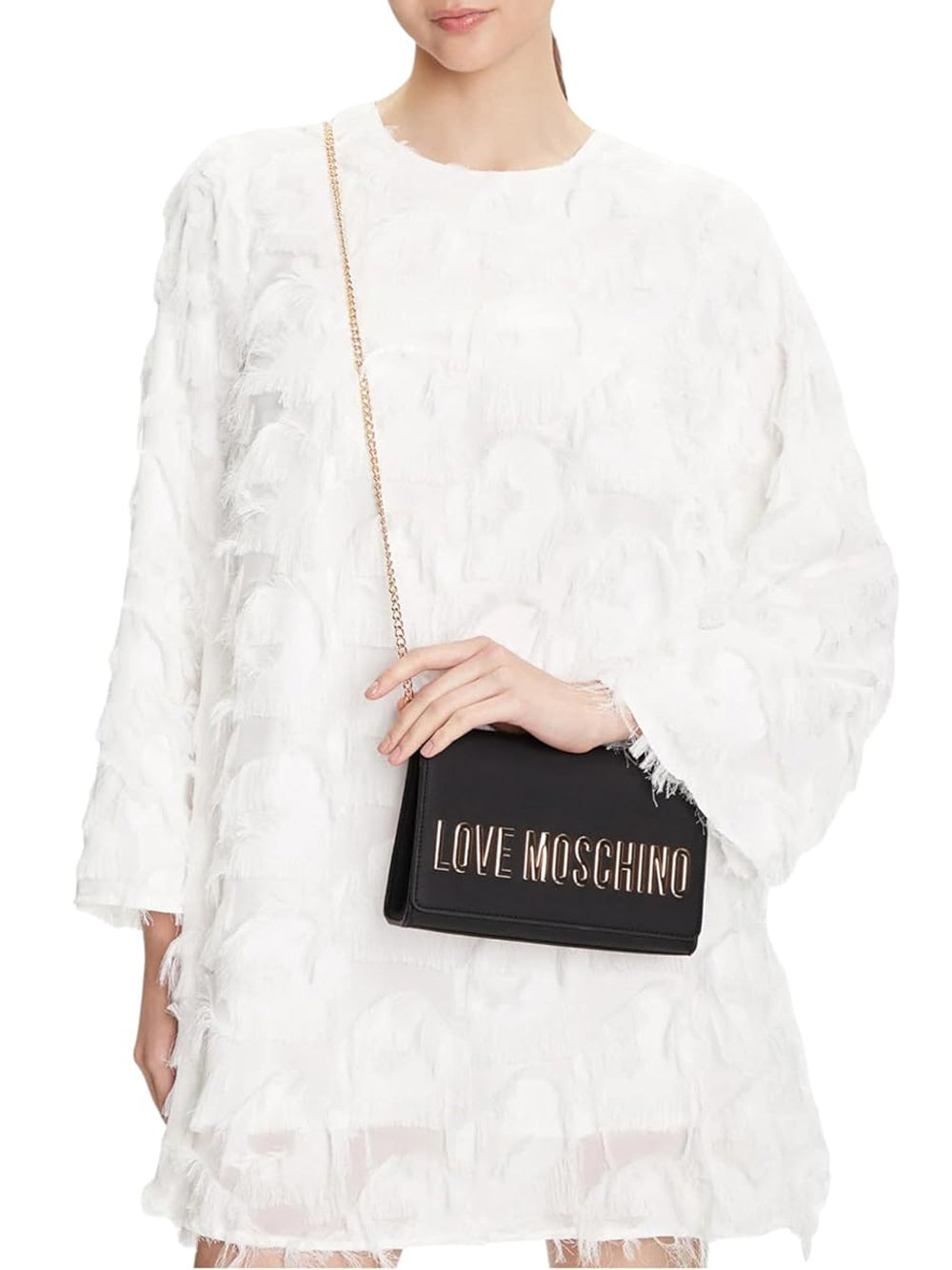 LOVE MOSCHINO Borsa a Tracolla Donna - Nero modello JC4103PP0NK