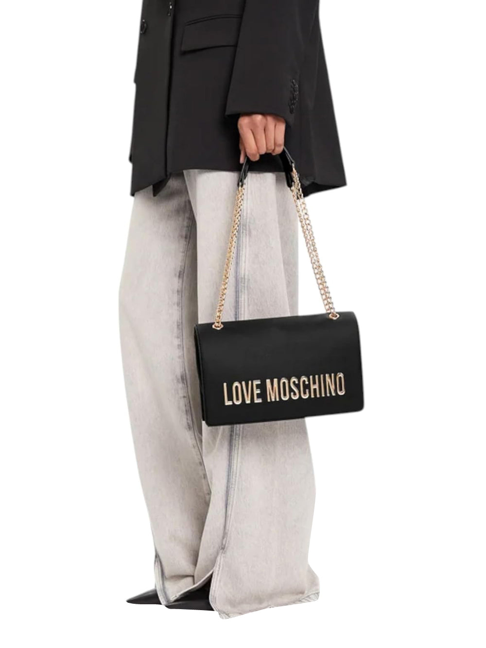 LOVE MOSCHINO Borsa a Tracolla Donna - Nero modello JC4192PP0NK