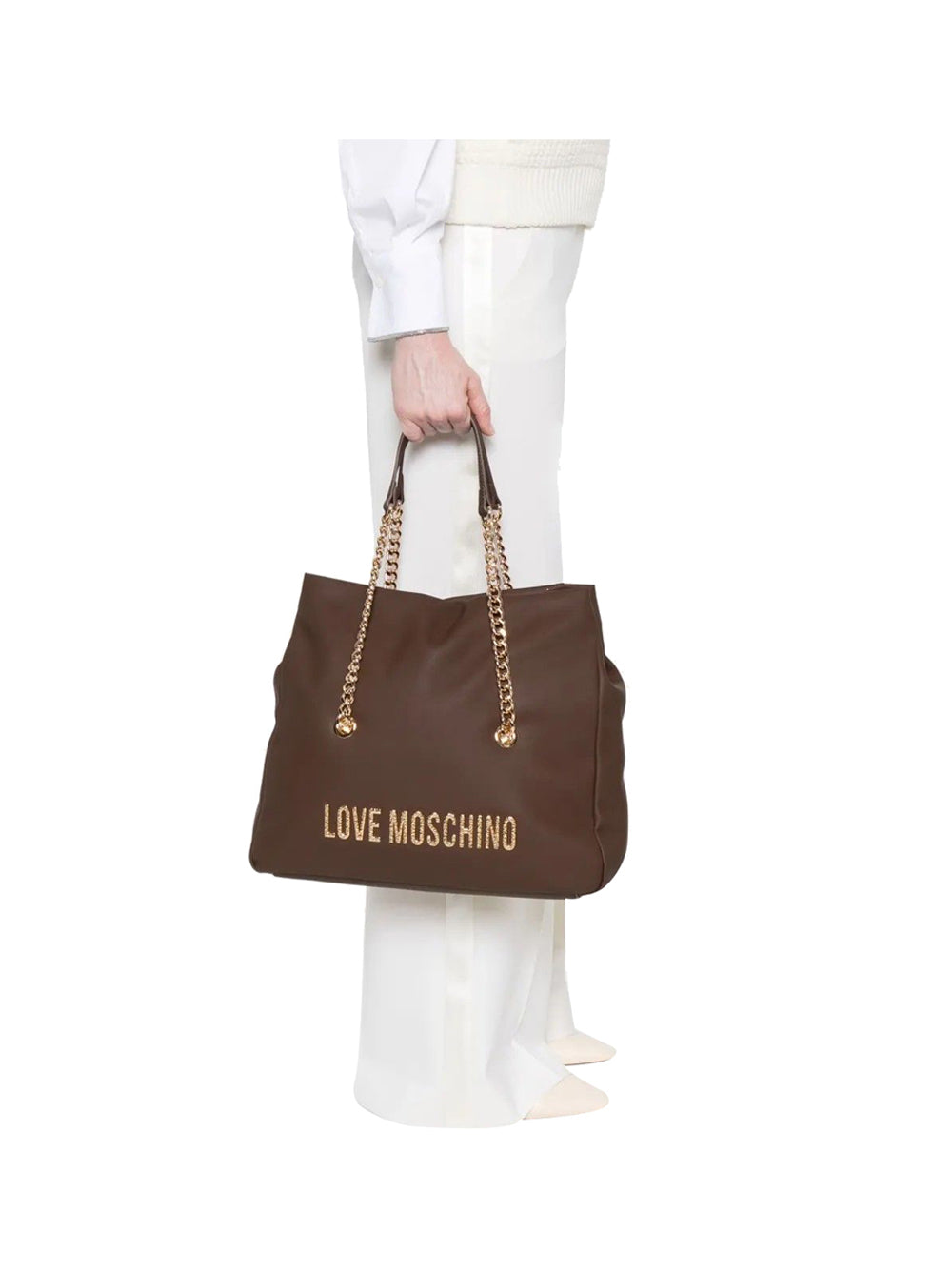 LOVE MOSCHINO Borsa a Spalla Donna - Marrone modello JC4311PP0NK