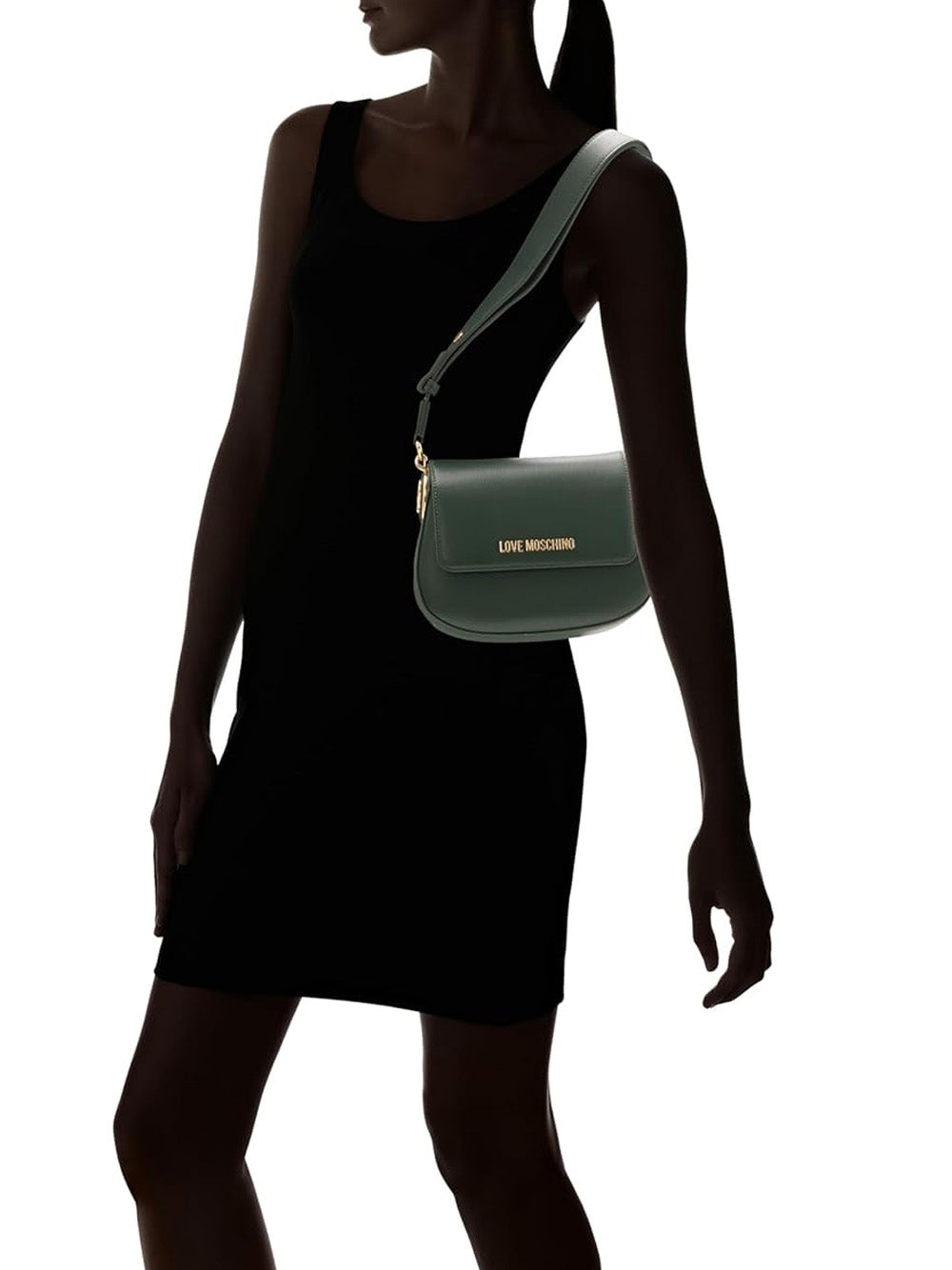 LOVE MOSCHINO Borsa a Tracolla Donna - Verde modello JC4374PP0NK