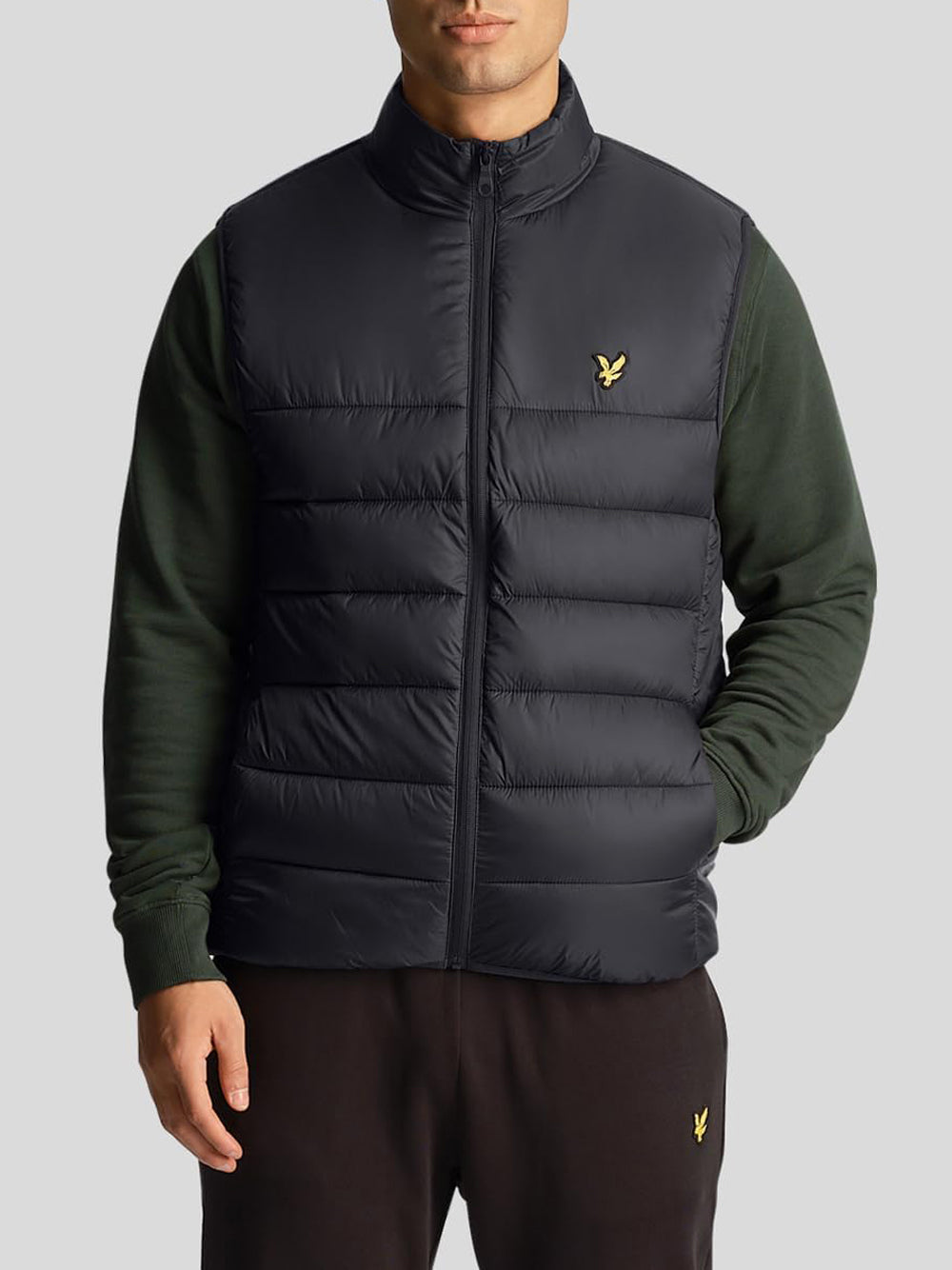 LYLE & SCOTT Giubbino Smanicato Uomo - Nero modello JK1231V