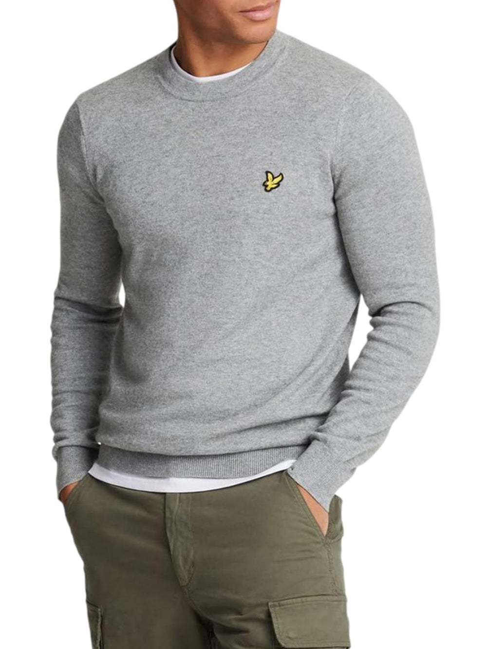LYLE & SCOTT Maglione Uomo - Grigio modello KN2110VC
