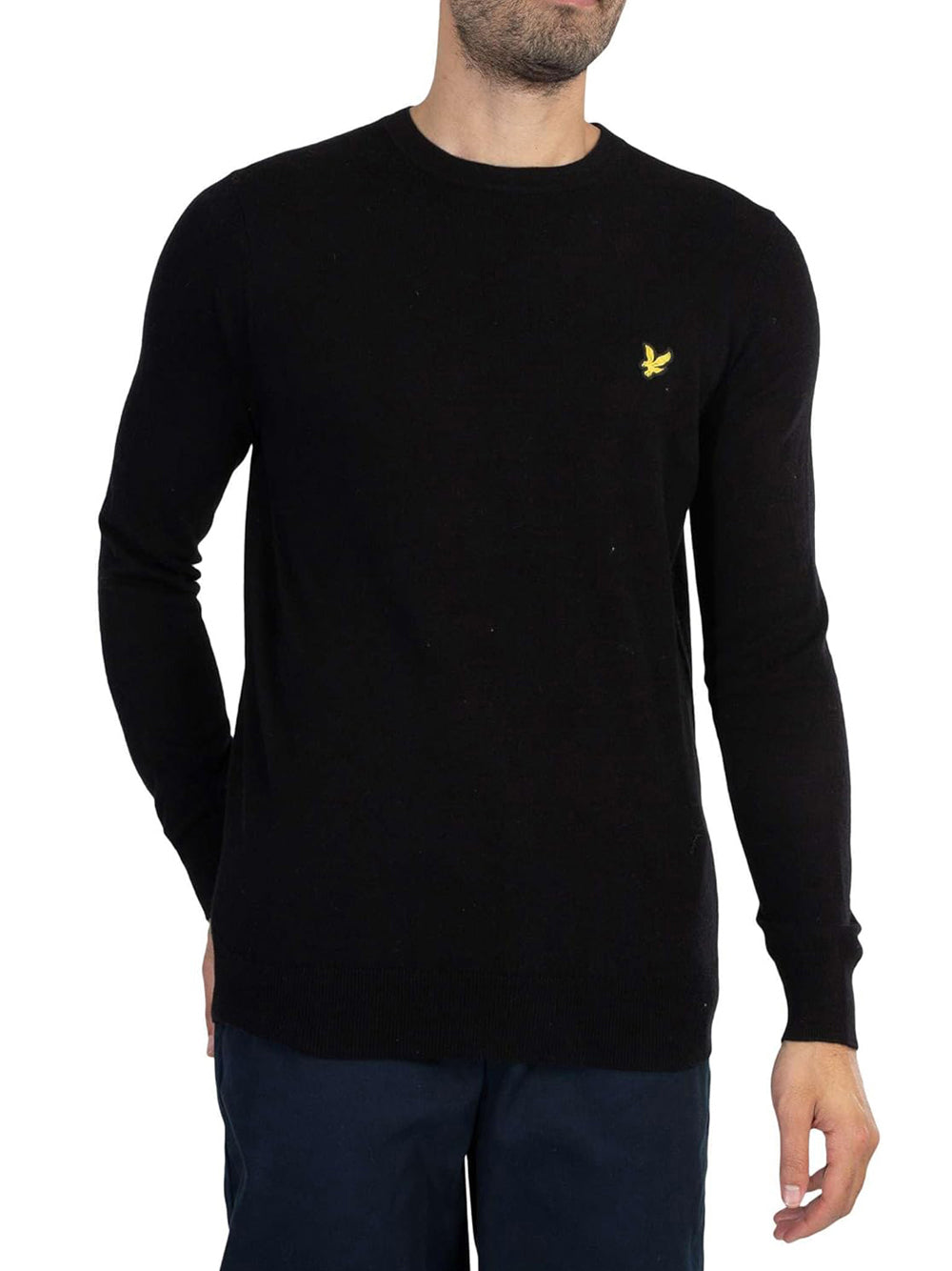 LYLE & SCOTT Maglione Uomo - Nero modello KN2110VC