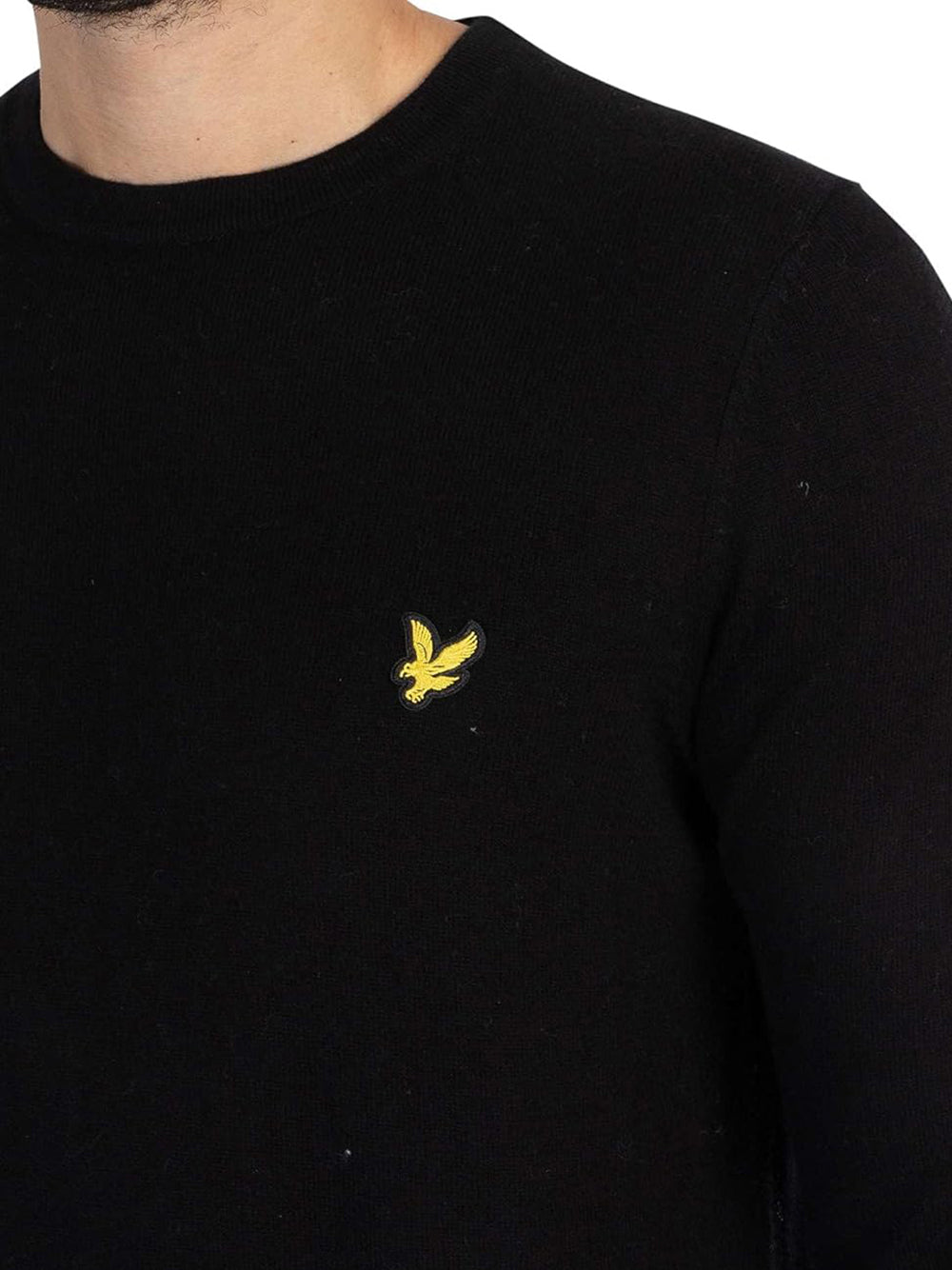 LYLE & SCOTT Maglione Uomo - Nero modello KN2110VC