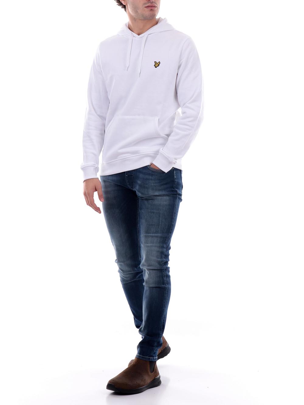 LYLE & SCOTT Felpa Uomo - Bianco modello ML1139V