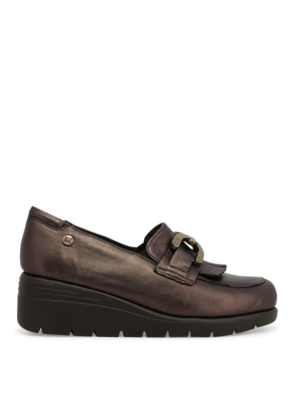 MELLUSO Mocassini con zeppa Donna - Bronzo modello K55280