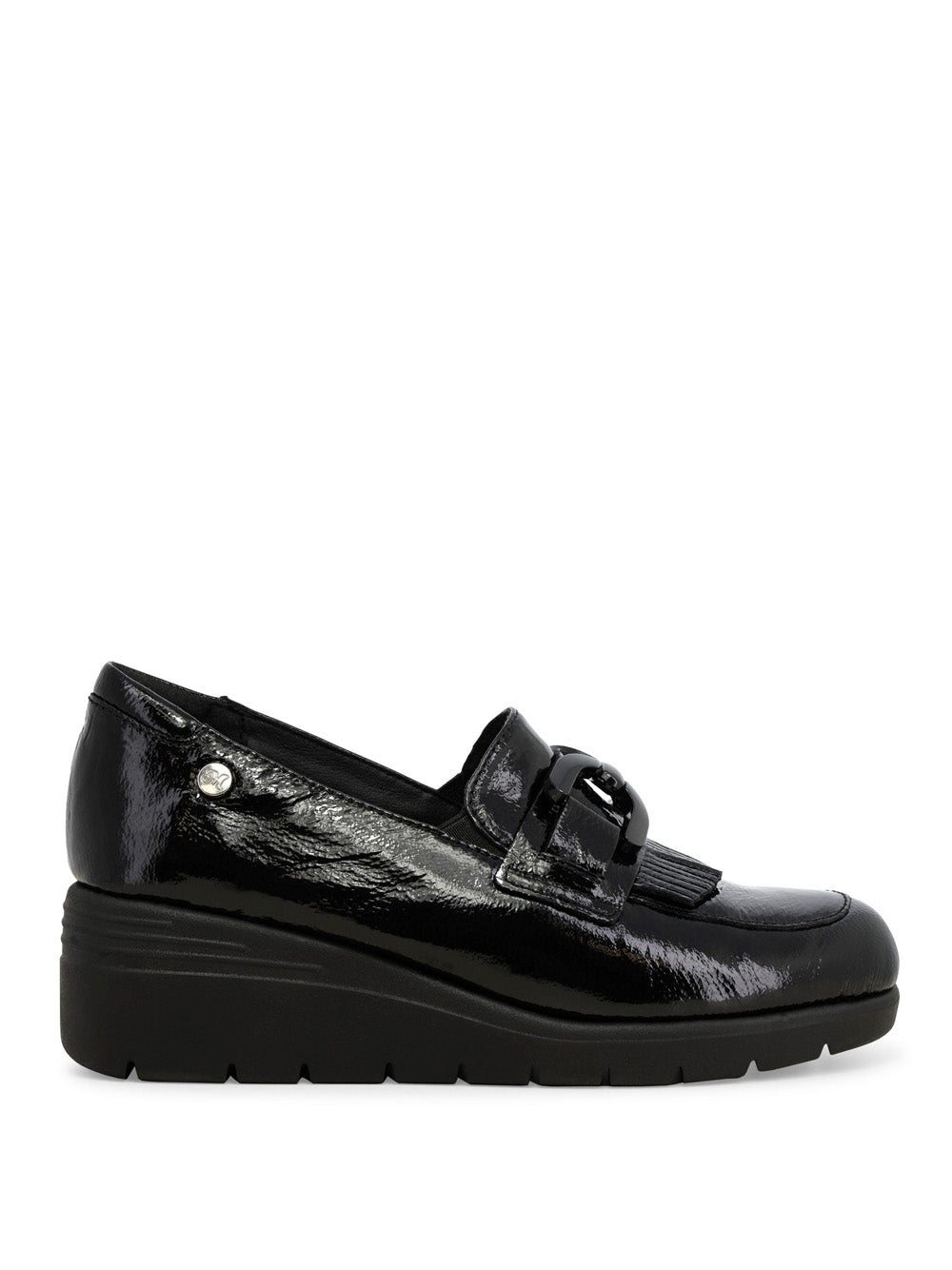 MELLUSO Mocassini con zeppa Donna - Nero modello K55280