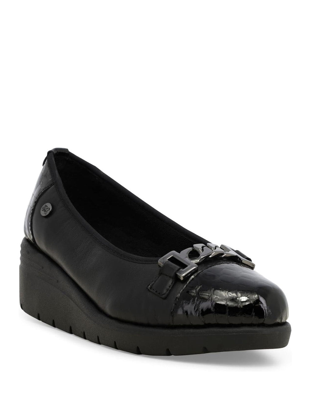 MELLUSO Mocassini con zeppa Donna - Nero modello K55281