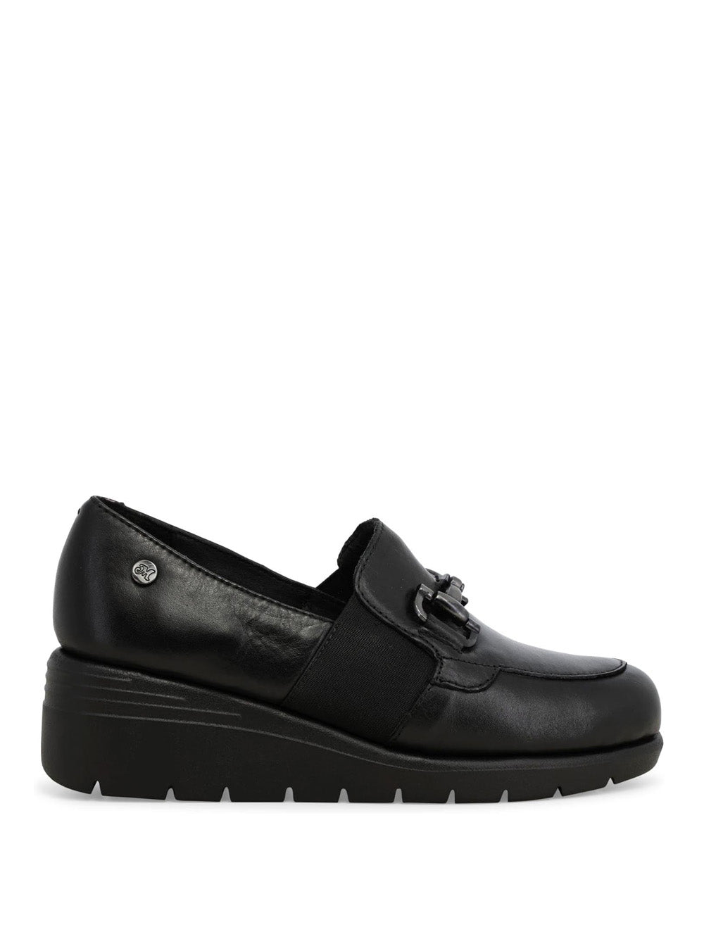 MELLUSO Mocassini con zeppa Donna - Nero modello K55283