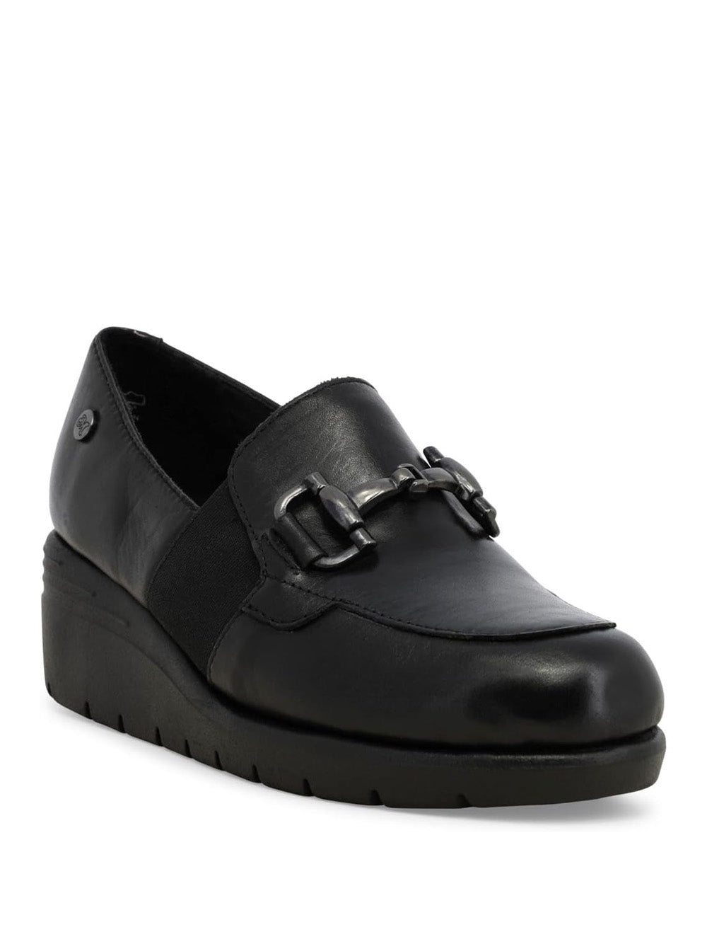 MELLUSO Mocassini con zeppa Donna - Nero modello K55283