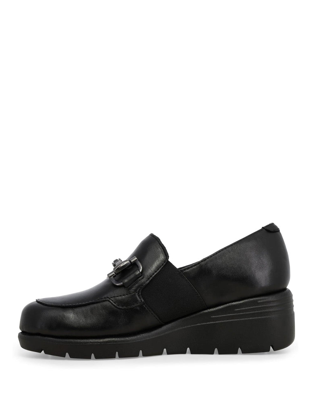 MELLUSO Mocassini con zeppa Donna - Nero modello K55283