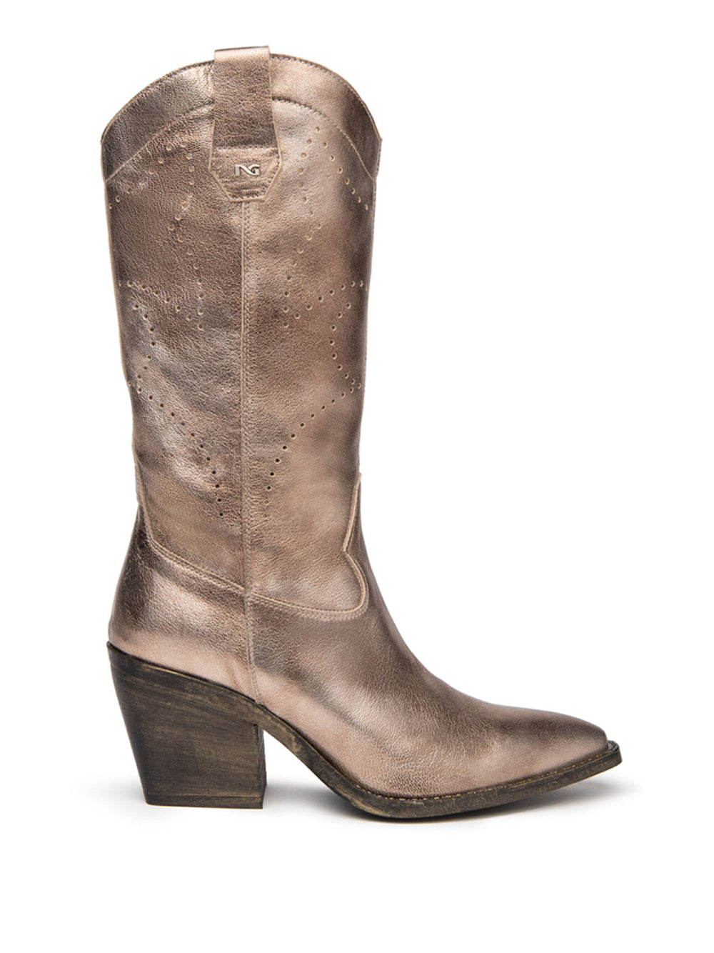 NERO GIARDINI Stivali texano Donna - Beige modello E409795D