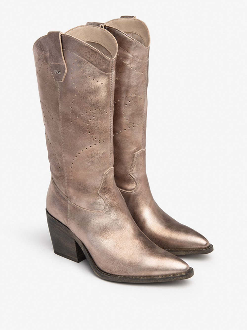 NERO GIARDINI Stivali texano Donna - Beige modello E409795D