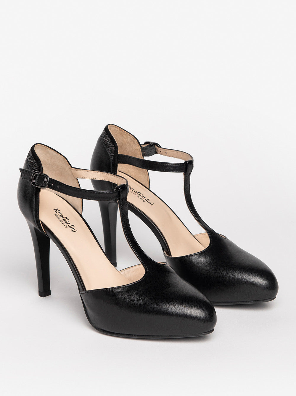 NERO GIARDINI Decollete con plateau Donna - Nero modello I205500DE