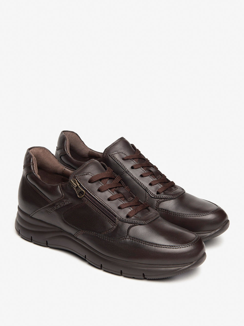 NERO GIARDINI Sneakers plantare estraibile Uomo - Testa di moro modello I402153U